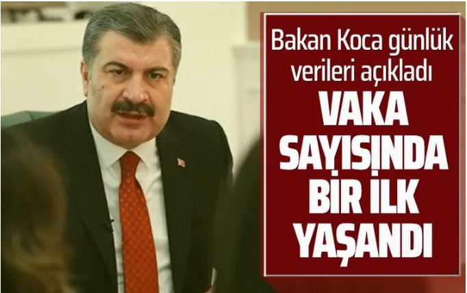 Bakan Koca günlük verileri açıkladı! Bir ilk yaşandı