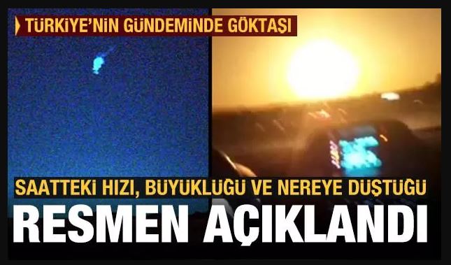 Günlerdir aranıyordu! Göktaşının düştüğü yer açıklandı