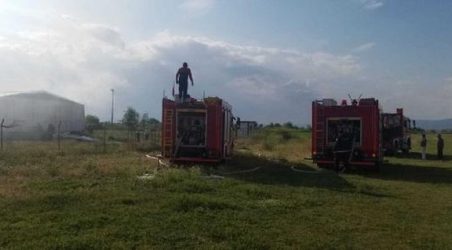 Hangarda çıkan yangında 3 gyrokopterten 1'i kül oldu