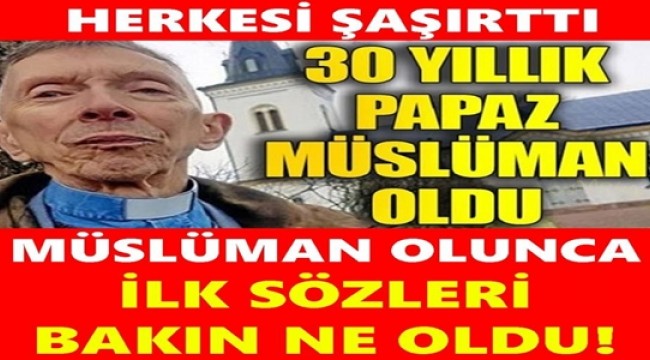 İLK SÖZLERİ ŞAŞIRTTI