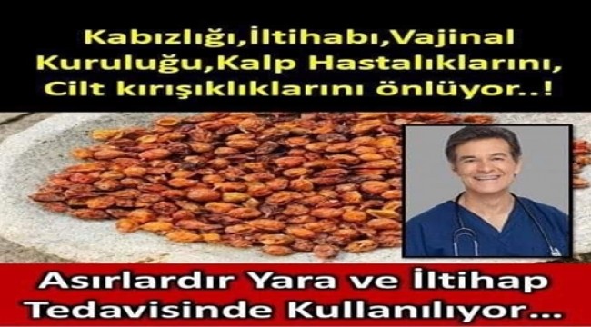 Kabızlığı, İltihabı, Vajinal Kuruluğu, Kalp Hastalıklarını, Kırışıklıkları Önler