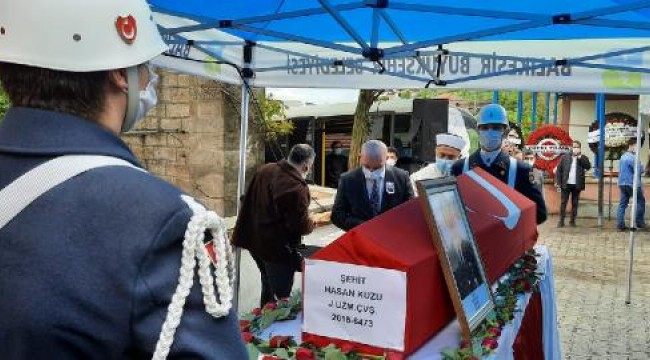 Şehit Uzman Çavuş Hasan Kuzu, son yolculuğuna uğurlandı