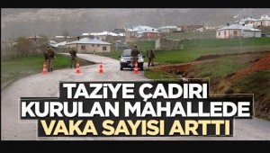 Taziye çadırı kurulan mahalleden kötü haber