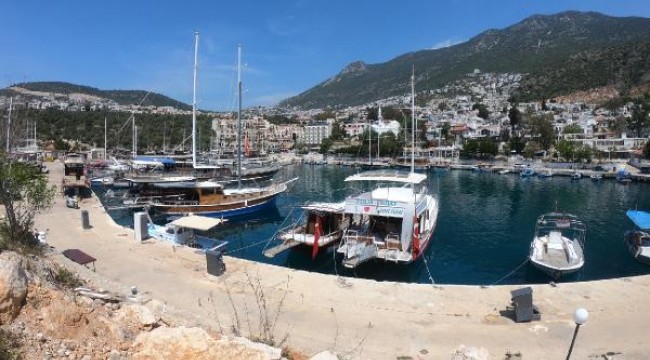 Turizm merkezi Kalkan, sessizliği yaşıyor