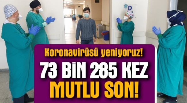 Türkiye'de Kovid-19'dan iyileşen hasta sayısı 73 bin 285'e ulaştı