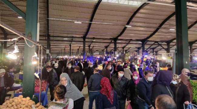 Yasak öncesi Bursa pazarlarında yoğunluk