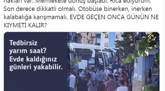 Bakan Koca'dan 65 yaş üstüne 'kalabalık' uyarısı