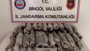 Bingöl'de, mağaraya gizlenen 50 kilo esrar bulundu