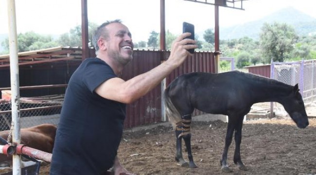 Haluk Levent, Ferdinand ve Duygu'yu ziyaret etti