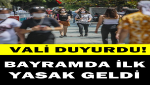 Vali'den Kurban Bayramı İle İlgili Açıklama