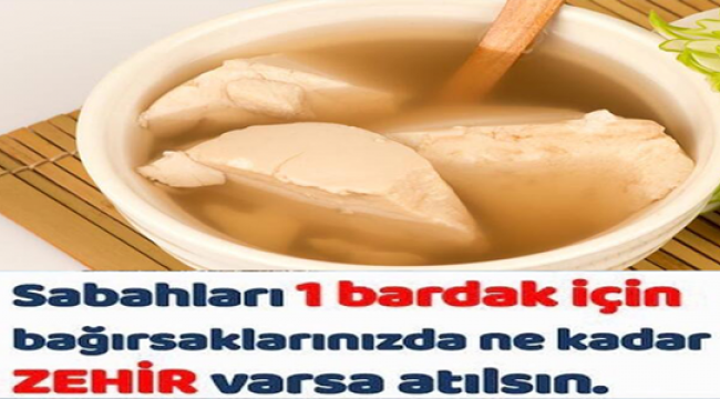 Bağırsaklardaki 3 Kilo Toksini 1 Bardağı ile Atın