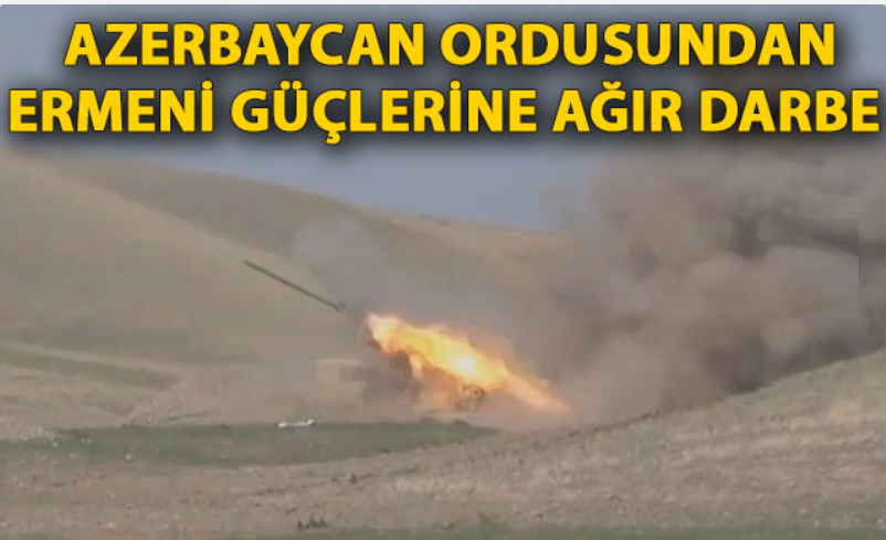 Azerbaycan ordusundan Ermeni güçlerine ağır darbe