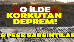 Konya'da peş peşe korkutan depremler!