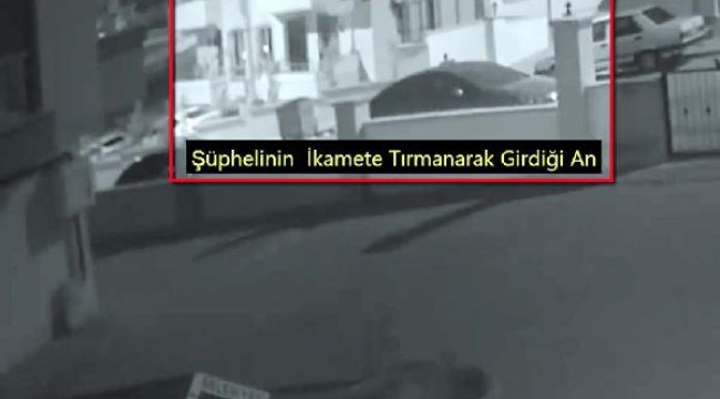 Tırmanarak girdiği evde hırsızlık yaptı, yakalandı