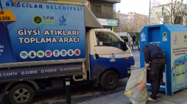 Bağcılar'da 11 ayda 267 ton atık giysi toplandı