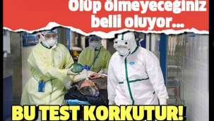 Bu test korkutur! Koronavirüse yakalananların yoğun bakıma ihtiyaç duyma veya ölme ihtimalini gösteriyor