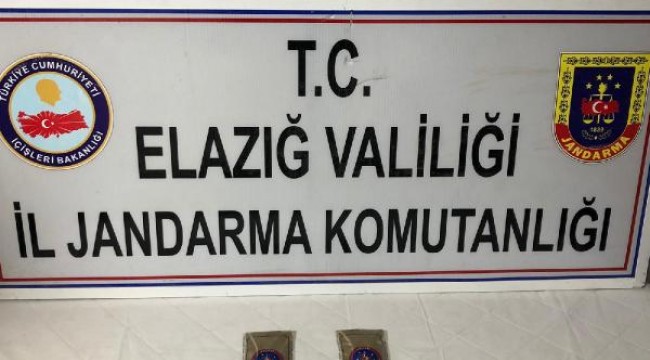 Elazığ'da 315 gram esrar ele geçirildi