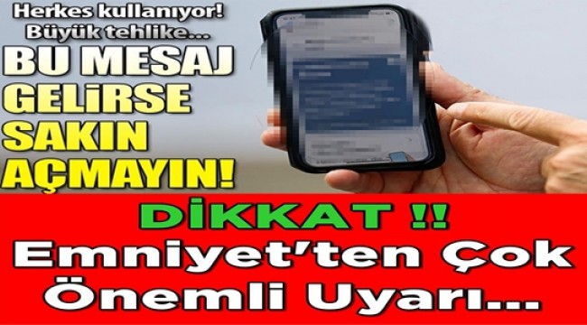 Emniyetten "WhatsApp yoluyla doğrulama" dolandırıcılığı uyarısı