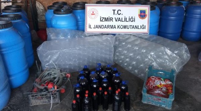 İzmir'de sahte içki operasyonu: 1 gözaltı