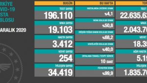 Koronavirüs salgınında can kaybı 18 bin 351'e yükseldi