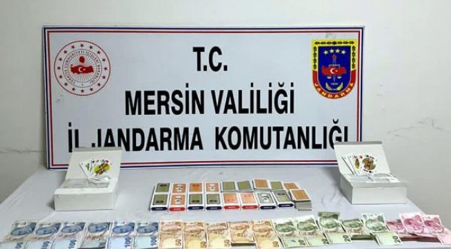 Mersin'de kumar oynarken yakalanan 11 kişiye 79 bin lira ceza