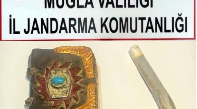 Muğla'da altın işlemeli bin yıllık Tevrat ele geçirildi