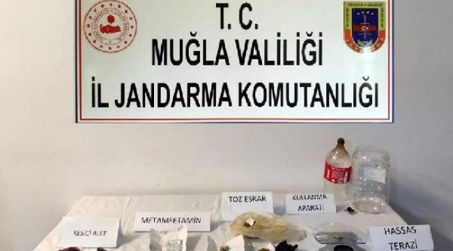 Pansiyonda uyuşturucu ile yakalanan 4 kişiye gözaltı