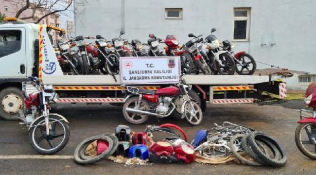 Şanlıurfa'da, motosiklet hırsızlığına 6 gözaltı