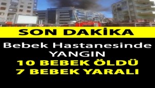 Bebek Hastanesinde Yangın Çıktı