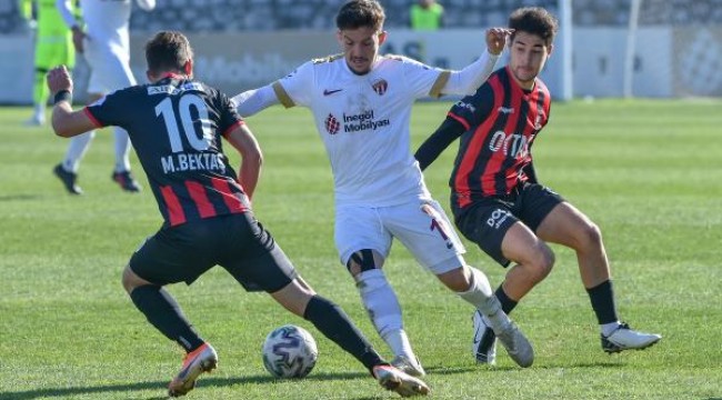 İnegölspor'da galibiyet sevinci