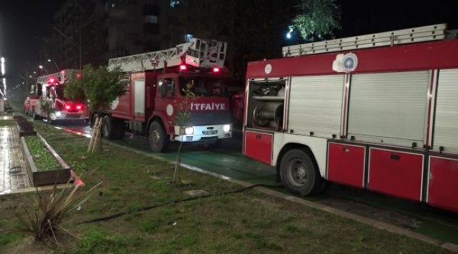 Klimadan çıkan yangın paniğe neden oldu