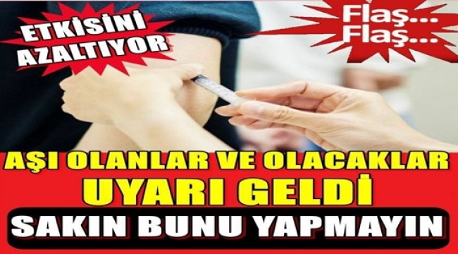 Uzmanı korona aşısı olanları ve olacakları uyardı 