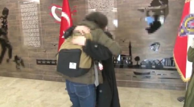 Teslim olan PKK üyesi kadın Sakarya'da ailesiyle buluştu