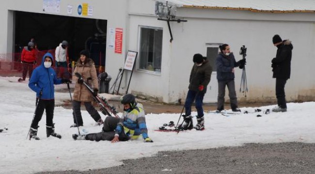 Denizli'de kayak sezonu geç başladı erken kapandı