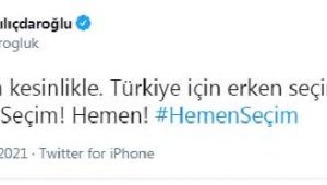 Kılıçdaroğlu'ndan erken seçim çağrısı