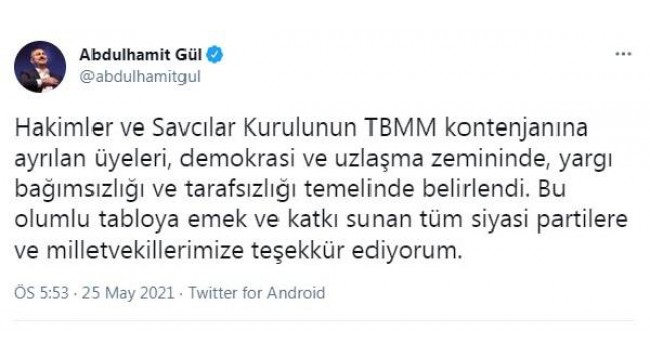 TBMM'de HSK'nın yeni üyeleri belirlendi