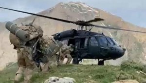 Tunceli'de, hava destekli terör operasyonunda mağara ve sığınaklar kullanılamaz hale getirildi