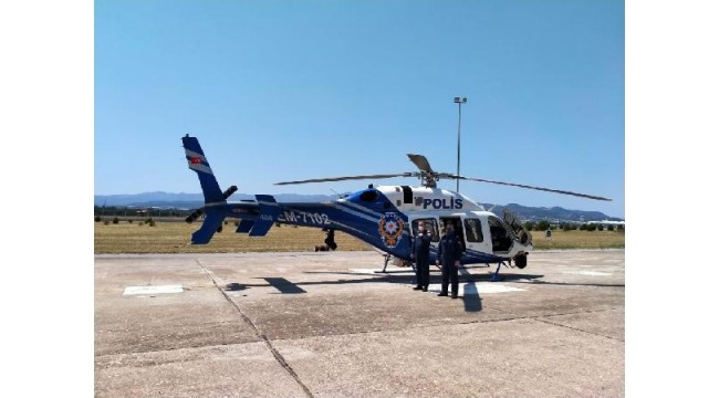 İzmir'de trafiğe helikopterli denetim