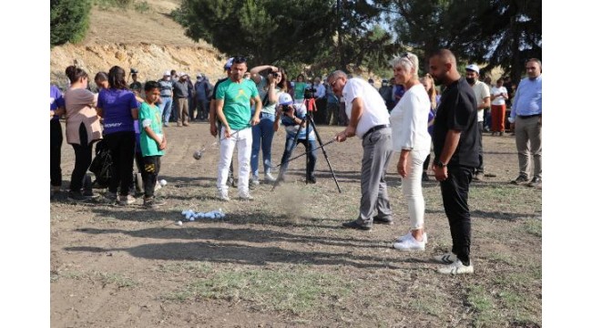 Kırsal mahallede 'golf' şöleni