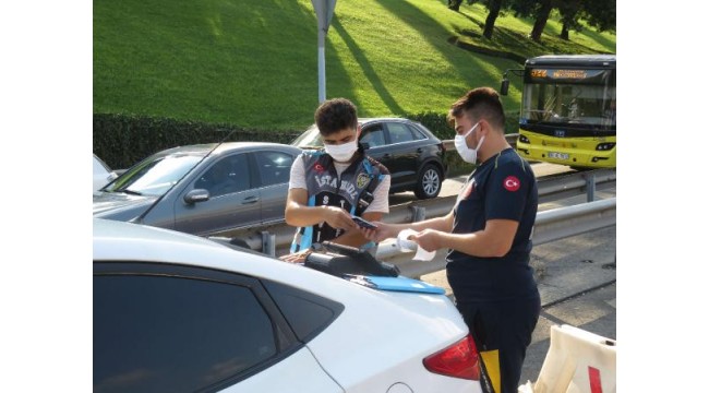 Çakarlı araç denetiminde iki ambulans şoförüne ceza