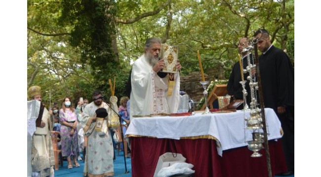 Erdek'te Meryem Ana anısına Ortodoks ayini yapıldı