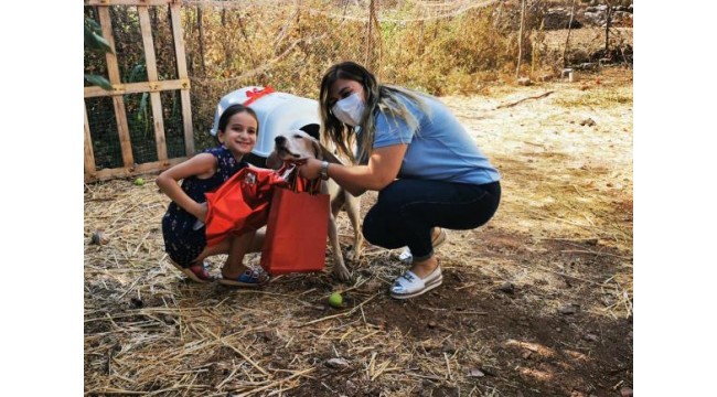 Evleri yanan Merve'nin doğum günündeki dileği yerine geldi