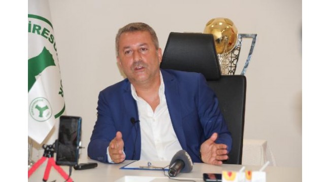 Giresunspor Başkanı Karaahmet: Hemen karalar bağlamayın