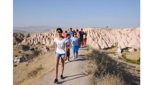 Kapadokya'yı temmuz ayında 370 bin 534 turist ziyaret etti