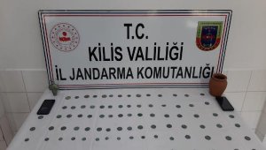 Kilis'te tarihi eser operasyonu: 1 gözaltı