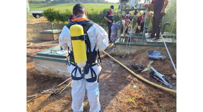 Tesisatçı arızayı gidermek için girdiği su kuyusunda ölü bulundu