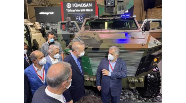 Tümosan'ın askeri aracı Pusat Hibrit IDEF'21'de