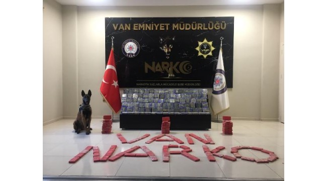 Van'da bir araçta 91 kilo eroin ele geçirildi